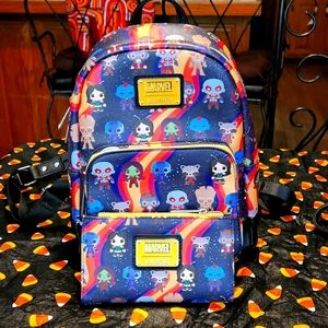 Loungefly Guardian of the Galaxy wallet and mini backpack